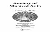 Society of Musical Arts Program 3-16-Final_SC.pdfSociety of Musical Arts Stephen Culbertson, Music Director Concert Program Sunday, March 6, 2016 ... Sheet Music and Music Book publishing,