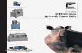 Catalog NFPA/JIC Style Hydraulic Power Units Style Power Units ... Pump Choices: Pressure Compensated ... * See Continental Hydraulics Vane Pump or Piston Pump Catalogs for complete