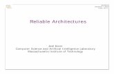 Reliable Architectures - MIT OpenCourseWare · Joel Emer December 7, 2005 6.823, L24-1 Reliable Architectures Joel Emer Computer Science and Artificial Intelligence Laboratory Massachusetts
