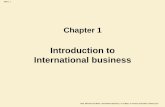 Introduction to International business - {$SEO TITLE} - International Busin… · Introduction to International business Chapter 1 . ... UNCTAD (various) Slide 1.4 Wall, ... Transnationality