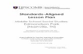 Standards-Aligned Lesson Plan - Nashville > Home Lesson Plan ... Overview: This section focuses on the elements to consider when planning for a content-specific lesson with CCSS literacy