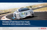 Simulation of Fault Tolerant Power Supply Networks … of Fault Tolerant Power Supply Networks for ADAS Vehicles with SaberRD ... Robust simulation model must be developed for rated