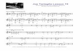 Joe Tartaglia Lesson 19 - Blues Harmonica Lessons | … Tartaglia Lesson 19 BluesHarmonica.com Support Material Written by David Barrett 2 Joe’s ABC (Example #2) Modified – Lick