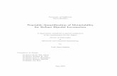 Tractable Quanti cation of Metastability for Robust ...katiebyl/papers/Saglam_PhDthesis_2015.pdfTractable Quanti cation of Metastability ... Tractable Quanti cation of Metastability
