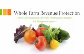Whole Farm Revenue Protection - Purdue University … Insurance... · What does WFRP cover? • Revenue from all commodities produced on the farm: – Including animals and animal