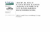 AUP & ELS COTTON LOSS - Risk Management Agency 2013 FCIC-25090 TP 2 AUP & ELS COTTON LOSS ADJUSTMENT STANDARDS HANDBOOK CONTROL CHART AUP & ELS Cotton Loss Adjustment Standards Handbook