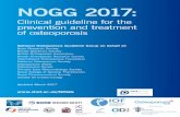 NOGG 2017: clinical - The University of Sheffield Guideline 2017.pdf · 1 NOGG 2017: Clinical guideline for the prevention and treatment of osteoporosis Contents Summary of main recommendations