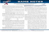 Arizona Diamondbacks (7-3) at LOS ANGELES DODGERS …mlb.mlb.com/documents/7/8/8/224320788/Dodgers_Dail… ·  · 2017-04-24walk ratio, striking out 40 (T-4th NL) against just seven