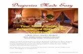 Draperies Made Easy - Interior Expressions - Oro€¦ · Drapery Made Easy Page 1 of 16  Draperies Made Easy Your 7-Step Guide to Personalized Drapery for Your Home by