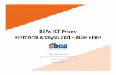 BEAs ICT Prices: Analysis and Future Plans · Historical Analysis and Future Plans ... •Improving BEA ICT prices is a high priority •Current and future activities: – Research