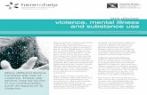 Let's Discuss Violence, Mental Illness and … discuss violence, mental illness and substance use primer info sheets 2013 Many people fear violence, particularly violence that seems