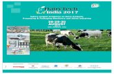 DairyTech India 2017 Cataloguedairytechindia.in/brochure/dairytechbrochure.pdf · as Ministry of Food Processing Industries have initiated ... cooperatives like Amul and private sector