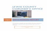 LEWIS COUNTY CORONER’S OFFICElewiscountywa.gov/content/files/2012_Annual_Coroners... ·  · 2016-04-25Warren McLeod, MA, D-ABMDI Coroner . Lewis County Coroner’s Office Page