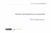 Mobile and Ubiquitous Computing - Home - Department of …gr/muc/session_4.pdf ·  · 2008-02-04Mobile and Ubiquitous Computing RFID Applications. ... • Sony FeLiCa chip used NTT