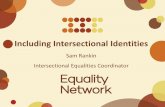 Sam Rankin Intersectional Equalities Coordinator · Disabled Intersex . Black . Refugee . Migrant . Person . Woman . Man . Muslim . Christian . Humanist . Bisexual . Lesbian . Gay