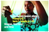Numeracy lesson plans Primary 4, term 1, weeks 6—10 … · Enugu-P4-Num-w6-10-aw3√.indd 1 9/21/15 7:02 PM. Numeracy lesson plans . Primary 4, term 1, ... A sign at the top of