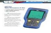 ADL7103 THREE INSTRUMENTS IN ONE - UEi …ueiautomotive.com/images/Product Sheets/L838-ADL7103-AUTO-PS.pdf · Quickly diagnose automotive faults from making voltage checks, reading