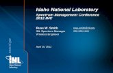 Idaho National Laboratory - US Department of Energyenergy.gov/sites/prod/files/Thursday_Cedars_1130_Smith.pdf · Idaho National Laboratory Spectrum Management Conference ... P25 Land