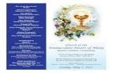 Church of the Immaculate Heart of Mary · Immaculate Heart of Mary Novena ... the intervention of Our Lady of Fatima. ... listen attentively to the Mother of God and ask for