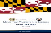 P (MYTEP) LAN - Maryland Emergency Management Agencymema.maryland.gov/Documents/2018-2019_MYTEP_FINAL.pdf · P (MYTEP) 2018-2019 DECEMBER 2017 . ... through Federal Emergency Management
