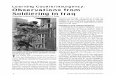 Learning Counterinsurgency: Observations from Soldiering … ·  · 2012-01-04Learning Counterinsurgency: Observations from Soldiering in Iraq ... Arabs do it tolerably than that