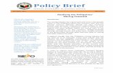 Policy Brief - Senate of the Philippines 2013-12 - Mining_Policy Brief...It appears though that the Philippine mining industry has ... It is envisioned to harmonize mining policies