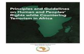 Principles and Guidelines on Human and Peoples Rights ... · for Human Rights. The Principles and Guidelines were ... ity that acts of terrorism and associated human rights ... The