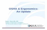 OSHA & Ergonomics: An Update - dli.state.mn.us · • Unveiled a comprehensive approach to ... in the workplace – OSHA developed a four-pronged ergonomics ... Dana Root FED OSHA
