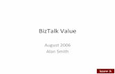 BizTalk Value - download.microsoft.com · BizTalk Value August 2006 ... Siebel) Integration Server •Message box database implemented on SQL Server ... •Message Filter •Dynamic