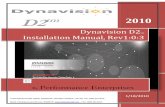 Dynavision D2tm Installation Manual, Rev1:0:3 · Dynavision D2 tm Installation Manual, ... Cover Hardware Kit and Pedestal Wall Mount Hardware Kit. The contents of each bag should