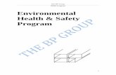Environmental Health & Safety Program - BP Group€¦ ·  · 2018-02-23The BP Group EH&S Program 3 The BP Group Corporate Safety Policy Statement We at The BP Group recognize our