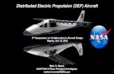 Distributed Electric Propulsion (DEP) Aircraft - HAW … Distributed Electric Propulsion (DEP) Aircraft Mark D. Moore SCEPTOR X-Plane Principal Investigator mark.d.moore@NASA.gov 1