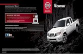 FRONTIER - Nissan Commercial Vehicles Frontier® PRO-4X® King Cab® shown in Lava Red with accessory Body Side Moldings. TAKE ON THE PATH LESS TRAVELED. On-road or off. Power through