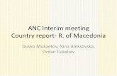 ANC Interim meeting Country report- R. of Macedoniaseerural.org/wp-content/uploads/2016/07/Macedonia-report.pdfANC Interim meeting Country report- R. of Macedonia ... Greece to the