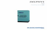 Notice d'exploitation des ASI Socomec DELPHYS · - 1 fully controlled three-phase rectifier, - 1 single-phase or three-phase P.W.M. ... automatic bypass switch Q5 : manual bypass