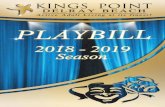 We are proud to announce this season’skingspointdelray.com/wp-content/uploads/2018/03/Playbill-2018-19.pdfcould find “Mandy” in The Greatest Hits Piano Books, and with Barry