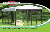 pet containment product catalog - Pet Sentinel Kennels€¦ ·  · 2017-08-14pet containment | product catalog. ... OPB’s mix of products can be fulfilled domestically via ...