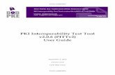 PKI Interoperability Test Tool v2.0.6 (PITTv2) User … User Guide UNCLASSIFIED UNCLASSIFIED 1 Overview Background The PKI Interoperability Test Tool (PITT) was developed in 2008 to