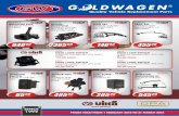 Quality Vehicle Replacement Parts - Goldwagen Leaflet Feb:March 2018 soft... · Quality Vehicle Replacement Parts ... Suitable for Auris Corolla 2007> Yaris Verso 2 1.3 – 2.0I 2001>