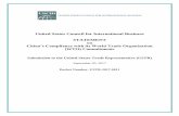 United States Council for International Business STATEMENT ... · United States Council for International Business STATEMENT on China’s Compliance with its World Trade Organization