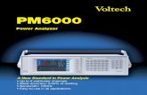 PM6000 - Westek Electronics Power Analyzer • Up to 6 wattmeter channels ... Advantages • Up to six ... DC bus and two-wattmeter drive output and torque and speed