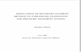 Application of Boundary Element Method to Steamline … ·  · 2007-02-09APPLICATION OF BOUNDARY ELEMENT METHOD TO STREAMLINE GENERATION ... contingent upon characterizing the reservoirs