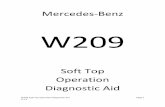Mercedes-Benzbenzbits.com/w209/soft_top/W209_SoftTopOperation...Mercedes-Benz W209 Soft Top Operation Diagnostic Aid W20 9 Soft Top Operation Diagnostic Aid V 1.1 Page 2 Hydraulic
