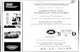 Lubricants for Hydraulic Structures - Defense Technical...dtic.mil/dtic/tr/fulltext/u2/a213260.pdf · repair, evaluation, maintenance, and rehabilitation research program technical