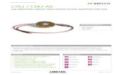 CTR2 / CTR2-AD - EM Test · DATA SHEET > CTR2 / CTR2-AD > 20100422 CTR2 / CTR2-AD CALIBRATION TARGET AND VERIFICATION ADAPTER FOR ESD ... cable with type "RG400" connectors are used.