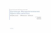 System Requirement Specifications - Computer Science · Jedidiah Weller Initial SRS with Formatting and all parts ... The system shall (if social networking identification is ...