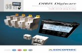 DIRIS Digiware · • Solid, split-core or rogowski coil. • Various sizes and formats. • Numerous accessories allow the system to be installed in all panel configurations.