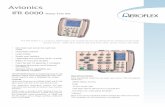 Avionics - Signal Test. IFR 6000 . Ramp Test Set • One main user screen for each test . mode • Detachable antenna • Large display • Simple user interface