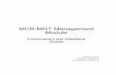 MCR-MGT Management Module - Perle | Serial to Ethernet ... · MCR-MGT Management Module Command Line Interface Guide December 2017 Version A.12.22.2017 Part #5500311-16 (Rev B)