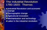 The Industrial Revolution 1780-1830 - University Of …faculty.history.umd.edu/.../TheIndustrialRevolution1780-1830.pdf · The Industrial Revolution 1780-1820: Themes Industrial Revolution